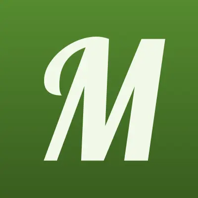 Маркет, продовольственный магазин, лого-визитка